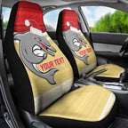 NRL Dolphins Mascot Christmas Personalised Car Seat Cover God Style