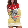 NRL Dolphins Mascot Christmas Personalised Hoodie Dress God Style