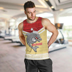 NRL Dolphins Mascot Christmas Personalised Men Tank Top God Style