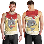 NRL Dolphins Mascot Christmas Personalised Men Tank Top God Style