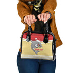 NRL Dolphins Mascot Christmas Personalised Shoulder Handbag God Style