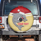 NRL Dolphins Mascot Christmas Personalised Spare Tire Cover God Style