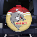 NRL Dolphins Mascot Christmas Personalised Spare Tire Cover God Style