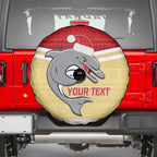 NRL Dolphins Mascot Christmas Personalised Spare Tire Cover God Style
