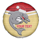 NRL Dolphins Mascot Christmas Personalised Spare Tire Cover God Style