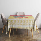 NRL Dolphins Mascot Christmas Personalised Tablecloth God Style