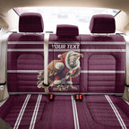 NRL Manly Warringah Christmas Personalised Back Car Seat Cover with Sea Eagles Mascot