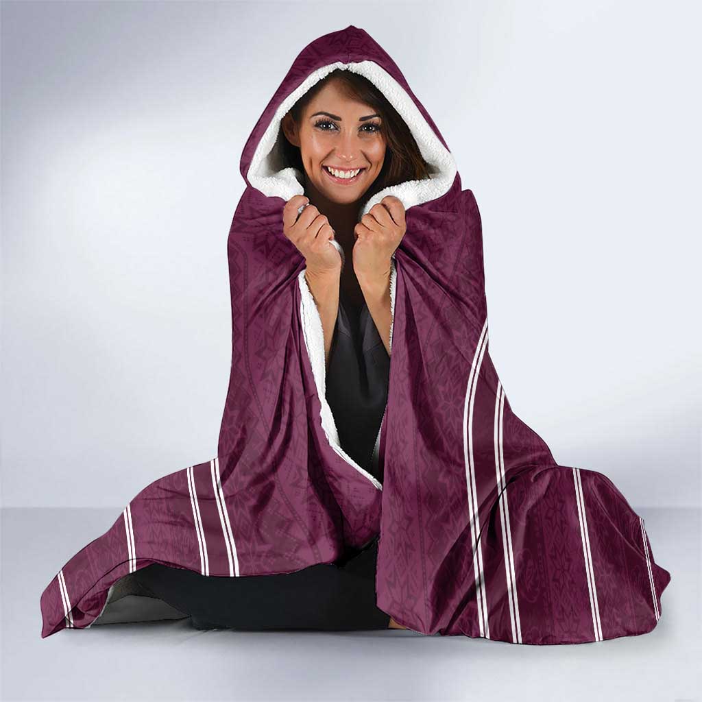 NRL Manly Warringah Christmas Personalised Hooded Blanket with Sea Eagles Mascot