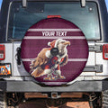NRL Manly Warringah Christmas Personalised Spare Tire Cover with Sea Eagles Mascot