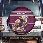 NRL Manly Warringah Christmas Personalised Spare Tire Cover with Sea Eagles Mascot
