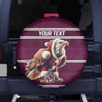 NRL Manly Warringah Christmas Personalised Spare Tire Cover with Sea Eagles Mascot