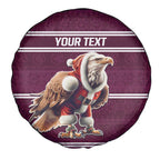 NRL Manly Warringah Christmas Personalised Spare Tire Cover with Sea Eagles Mascot
