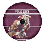 NRL Manly Warringah Christmas Personalised Spare Tire Cover with Sea Eagles Mascot