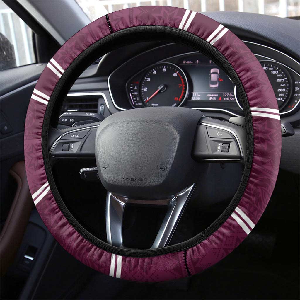 NRL Manly Warringah Christmas Steering Wheel Cover with Sea Eagles Mascot
