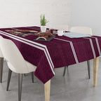 NRL Manly Warringah Christmas Personalised Tablecloth with Sea Eagles Mascot