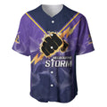 NRL Storm Custom Baseball Jersey Minimalism Style