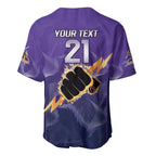 NRL Storm Custom Baseball Jersey Minimalism Style