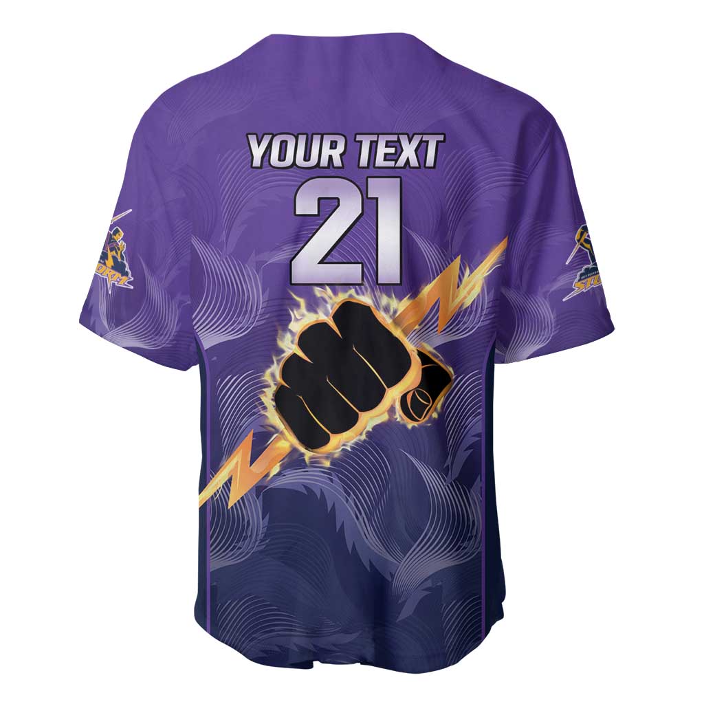 NRL Storm Custom Baseball Jersey Minimalism Style