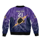 NRL Storm Custom Bomber Jacket Minimalism Style