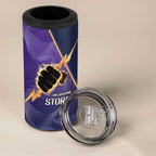 NRL Storm Custom 4 in 1 Can Cooler Tumbler Minimalism Style