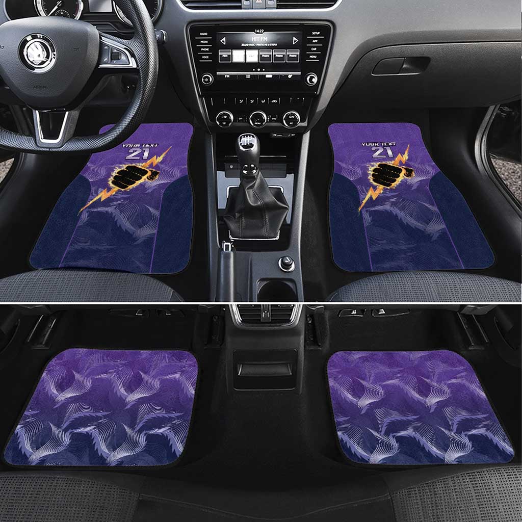NRL Storm Custom Car Mats Minimalism Style