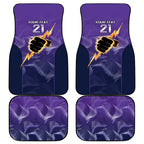 NRL Storm Custom Car Mats Minimalism Style