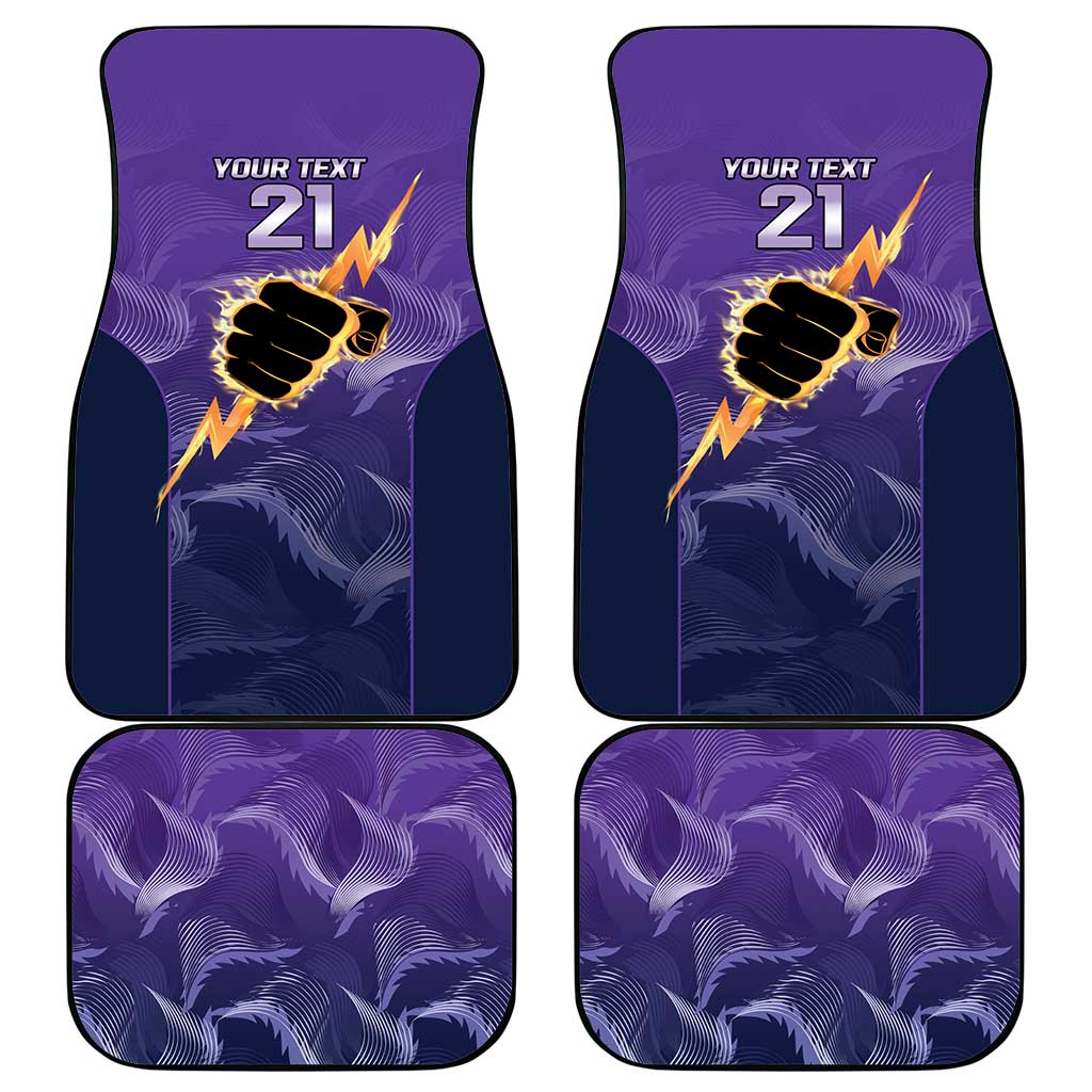 NRL Storm Custom Car Mats Minimalism Style