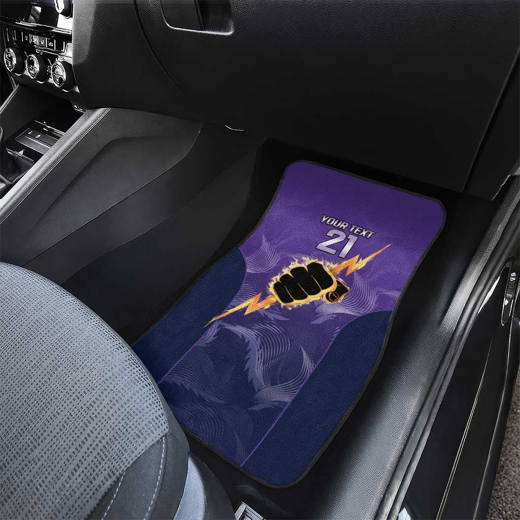 NRL Storm Custom Car Mats Minimalism Style