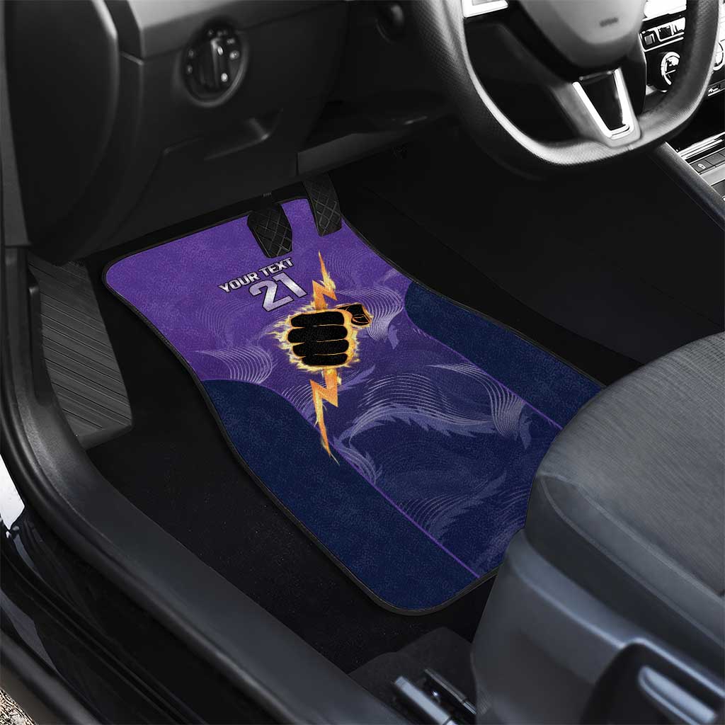 NRL Storm Custom Car Mats Minimalism Style