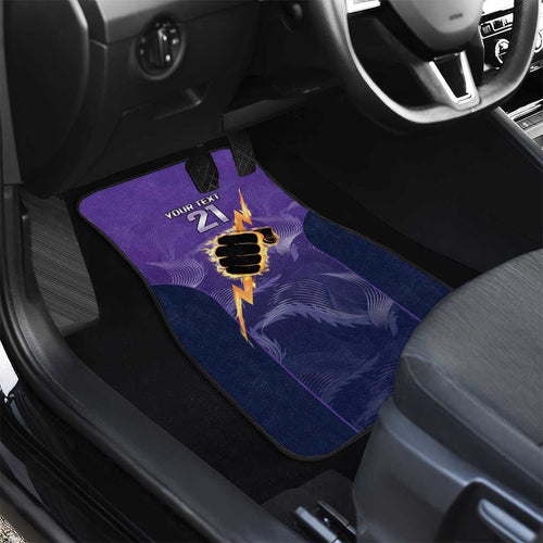 NRL Storm Custom Car Mats Minimalism Style