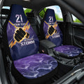 NRL Storm Custom Car Seat Cover Minimalism Style