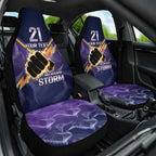NRL Storm Custom Car Seat Cover Minimalism Style