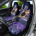 NRL Storm Custom Car Seat Cover Minimalism Style