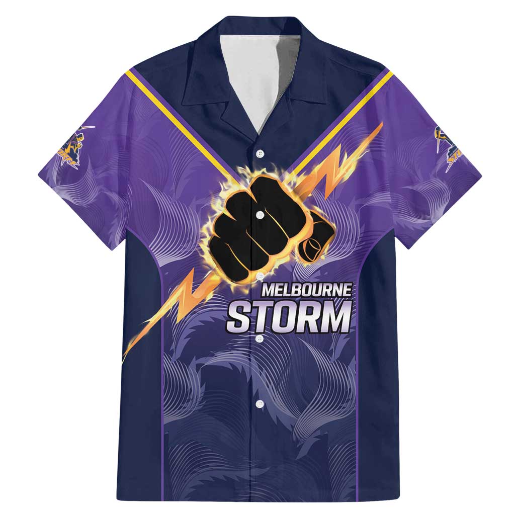 NRL Storm Custom Family Matching Mermaid Dress and Hawaiian Shirt Minimalism Style