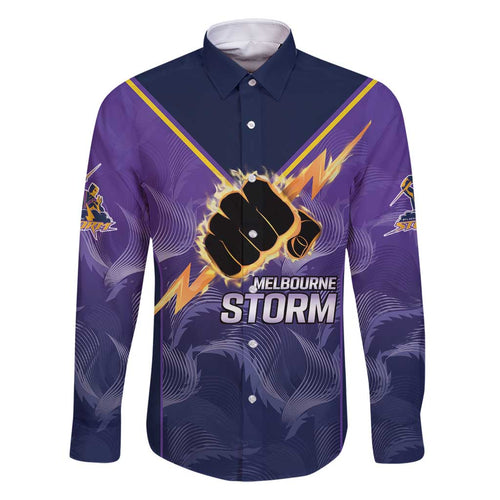 NRL Storm Custom Family Matching Off Shoulder Short Dress and Hawaiian Shirt Minimalism Style
