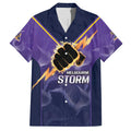 NRL Storm Custom Hawaiian Shirt Minimalism Style