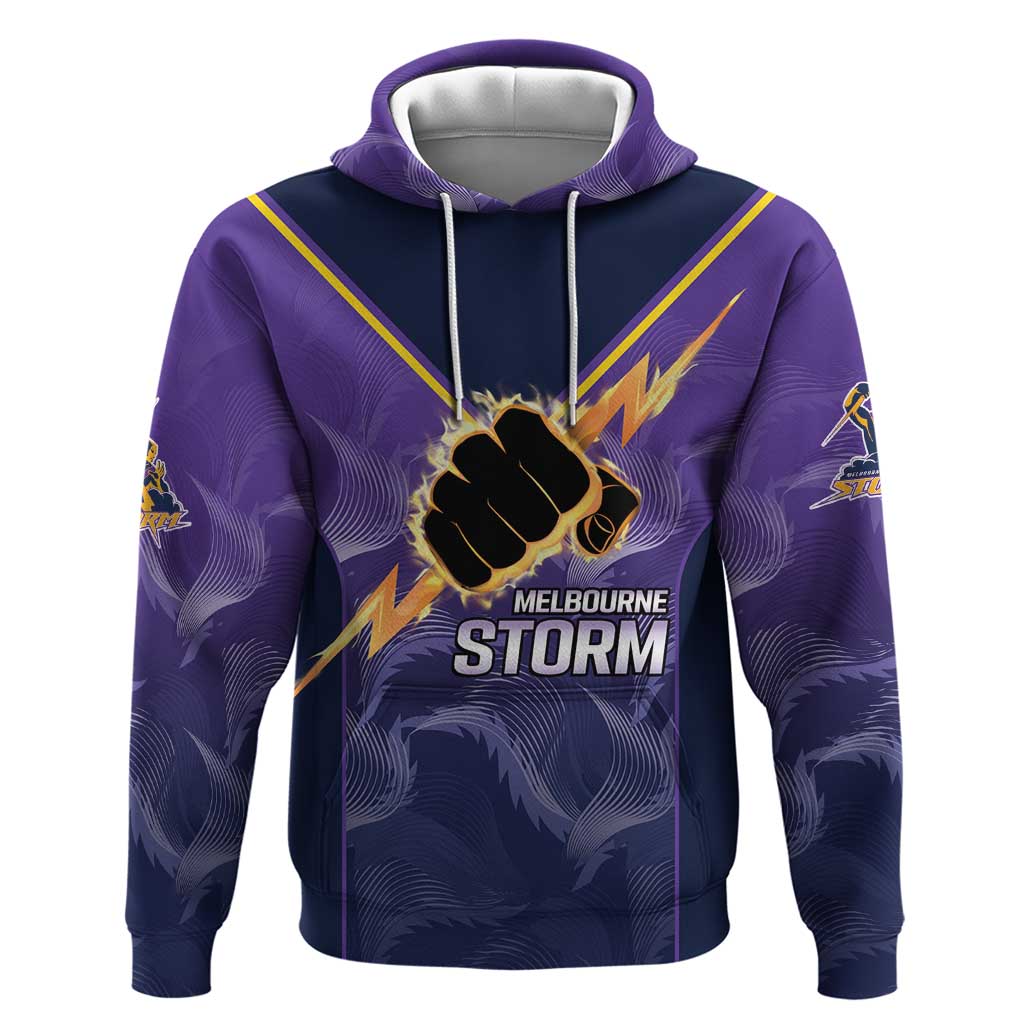 NRL Storm Custom Hoodie Minimalism Style