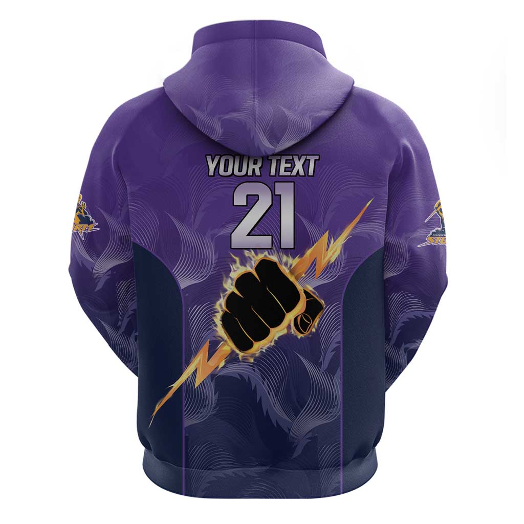NRL Storm Custom Hoodie Minimalism Style