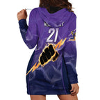 NRL Storm Custom Hoodie Dress Minimalism Style