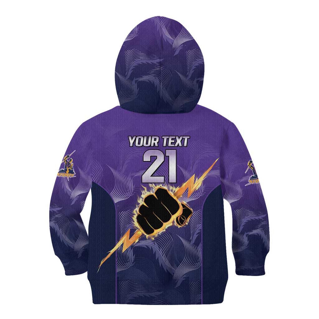 NRL Storm Custom Kid Hoodie Minimalism Style