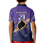 NRL Storm Custom Kid Polo Shirt Minimalism Style
