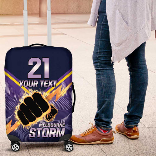 NRL Storm Custom Luggage Cover Minimalism Style