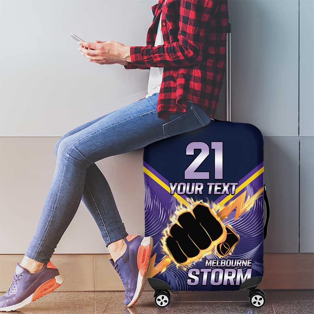 NRL Storm Custom Luggage Cover Minimalism Style