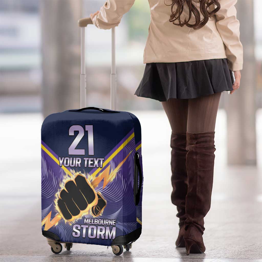 NRL Storm Custom Luggage Cover Minimalism Style