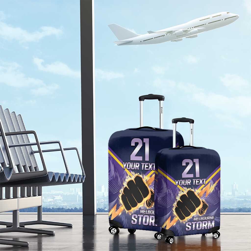 NRL Storm Custom Luggage Cover Minimalism Style