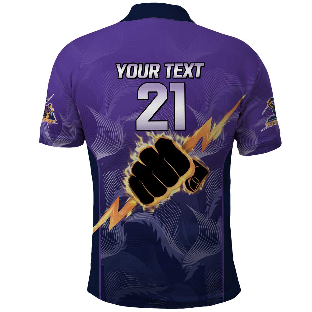 NRL Storm Custom Polo Shirt Minimalism Style