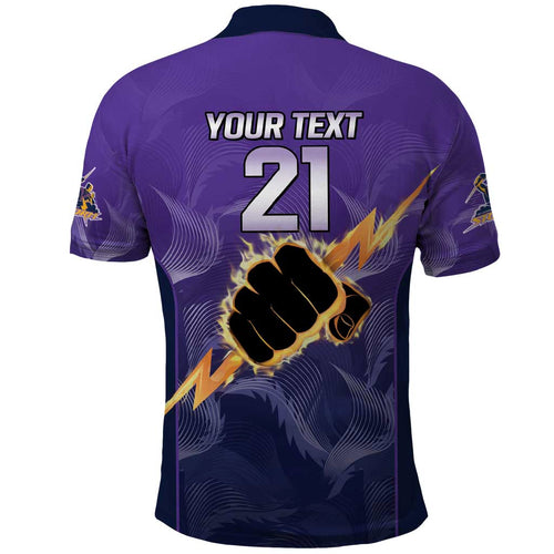 NRL Storm Custom Polo Shirt Minimalism Style