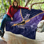 NRL Storm Custom Quilt Minimalism Style