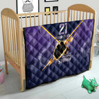 NRL Storm Custom Quilt Minimalism Style