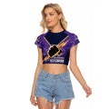 NRL Storm Custom Raglan Cropped T Shirt Minimalism Style